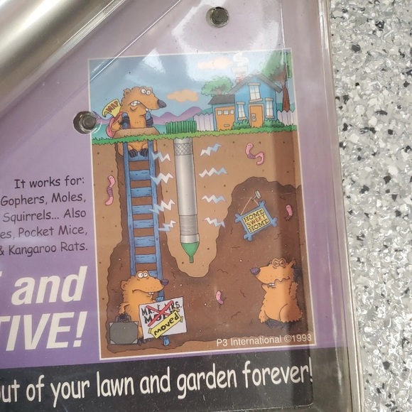 P3 International Battery Operated Sonic Gopher & Mole Chaser 2 Pack VINTAGE 1998 - Picture 3 of 7